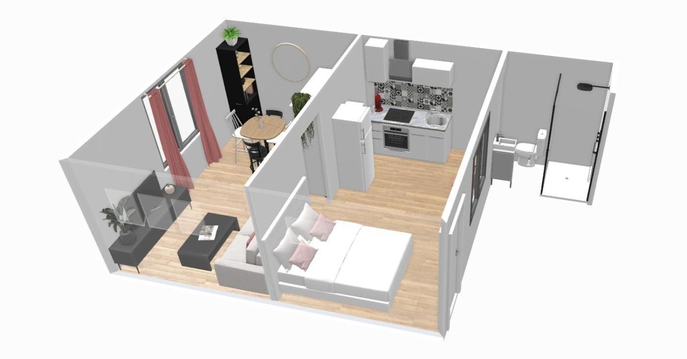 Appartement Scandinave proche Cathédrale Reims Esterno foto